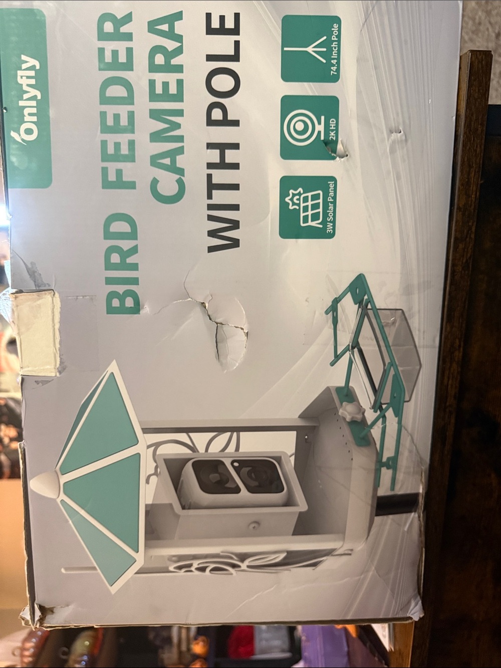 Smart Bird Feeder with Camera – Solar Powered WiFi Bird Watching Feeder